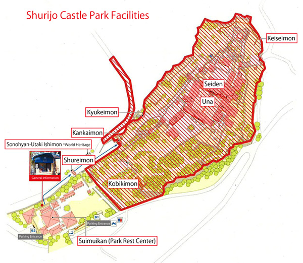 shuri castle map